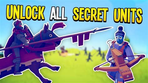 How to Unlock All 27 Secret Units in TABS.